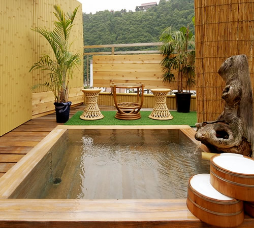 貸切露天風呂 天然温泉100%源泉掛け流し