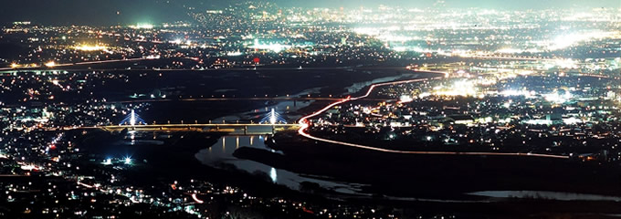 19:30　姨捨夜景ツアー